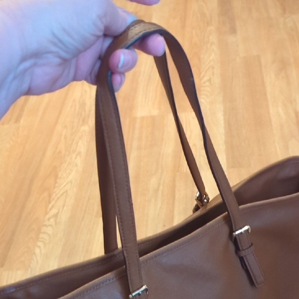 Michael Kors Tan Leather Tote - Picture 9 of 9
